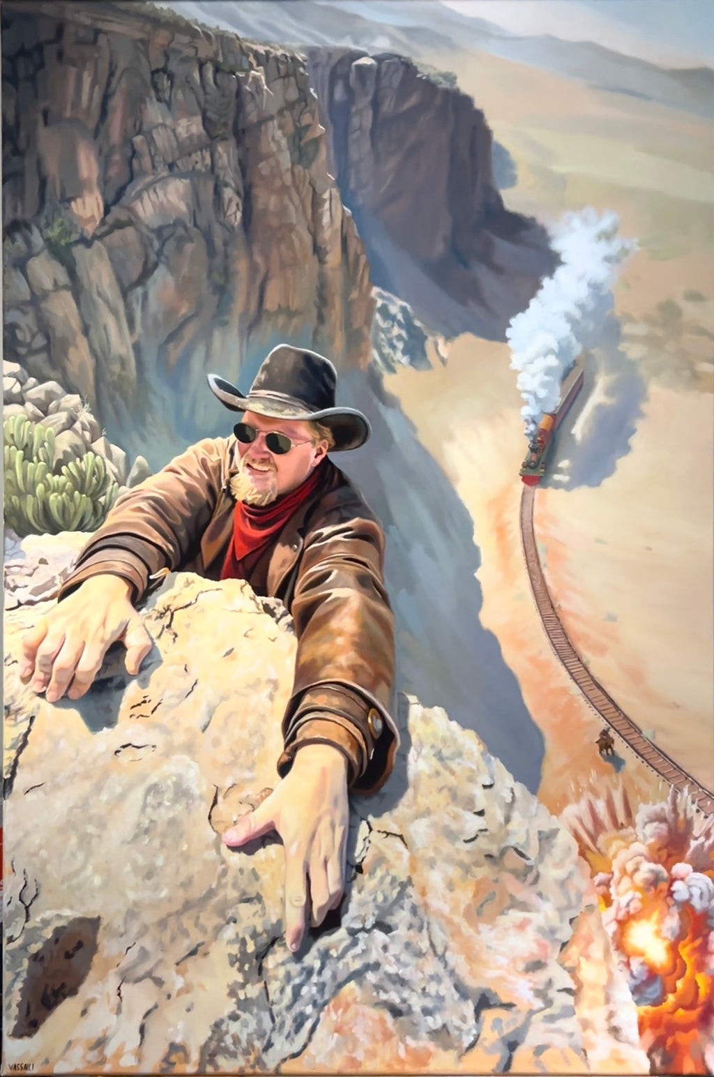 “Mischief” Original Oil Painting
