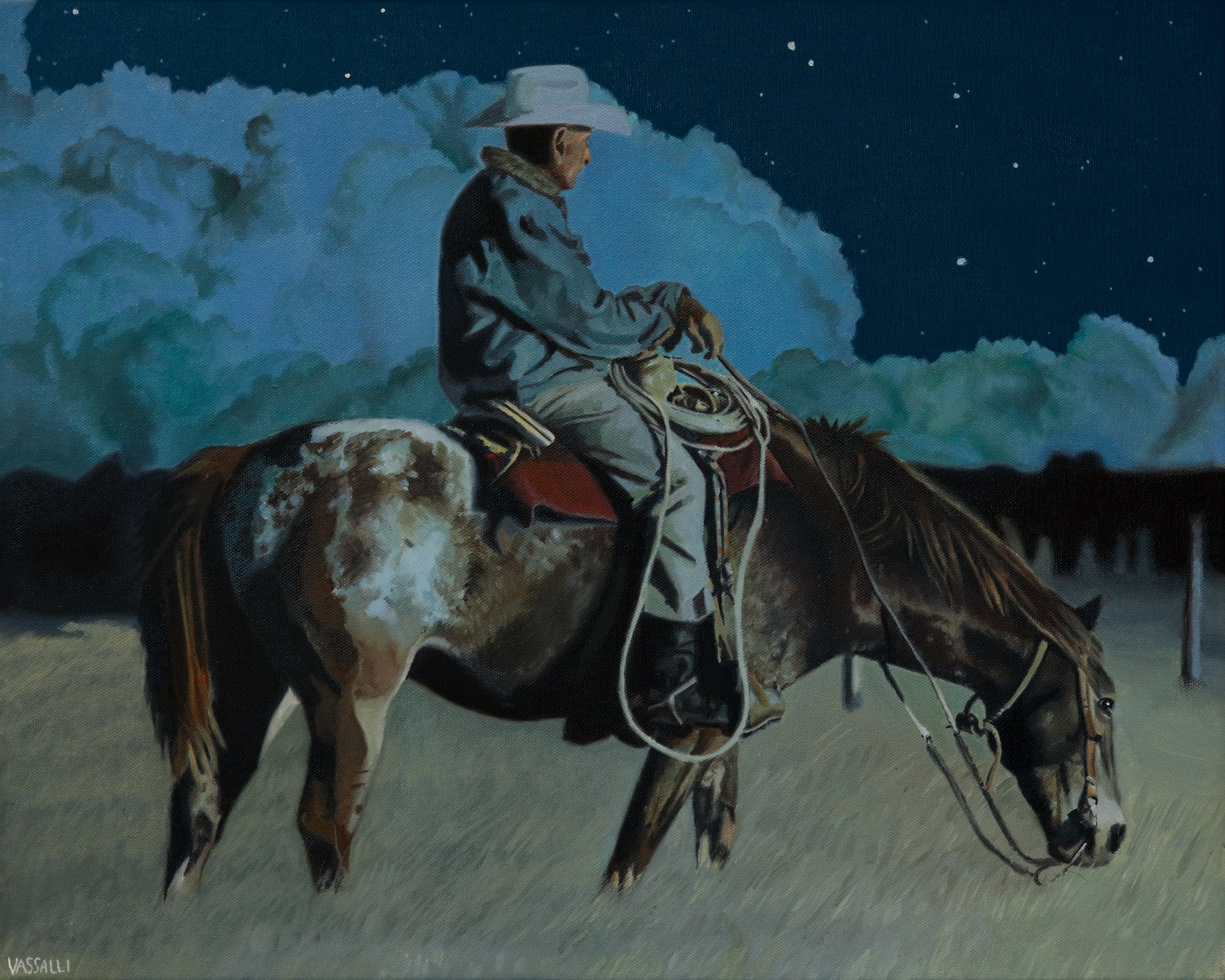 "Midnight Oil" Fine Art Print (16x20 in)